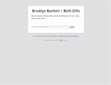 Tablet Screenshot of brooklynbambini.com